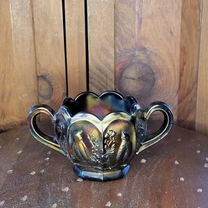 Northwood glass sugar Jar